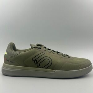 Adidas Five Ten 5.10 Sleuth DLX Mens 10.5 Green Canvas Cycling Shoes HQ2114 NEW